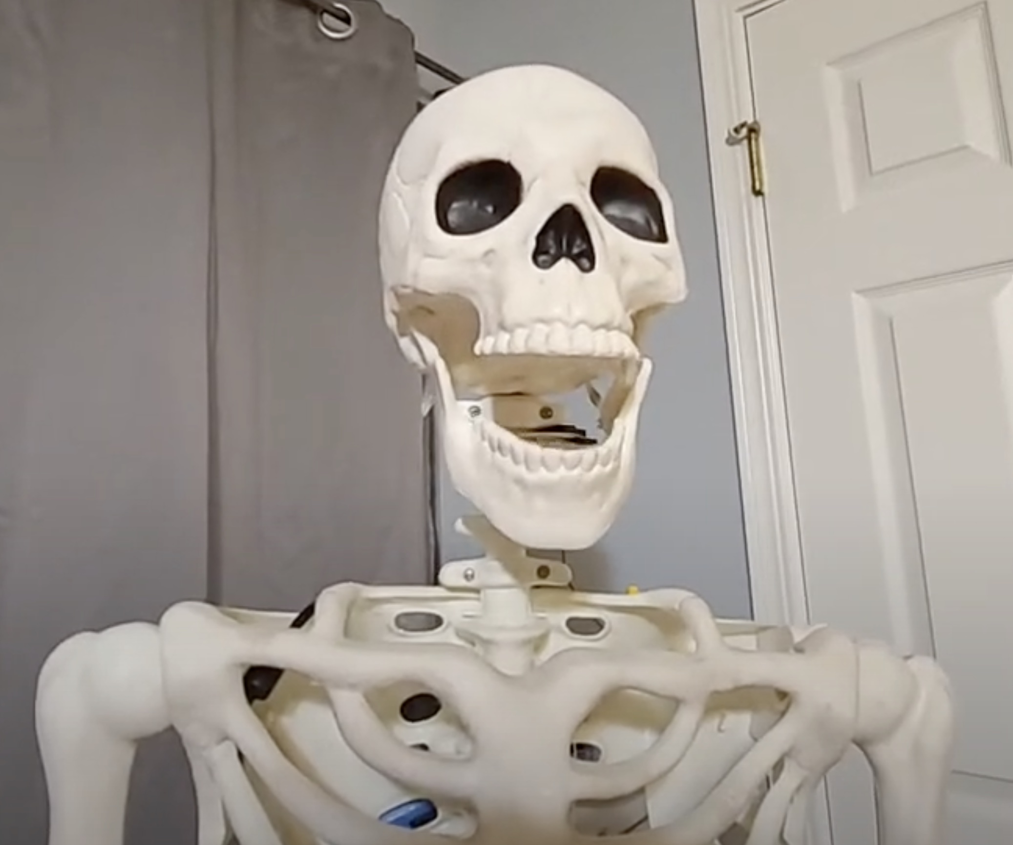 Lip-Sync Singing Skeleton for Halloween with A.I.